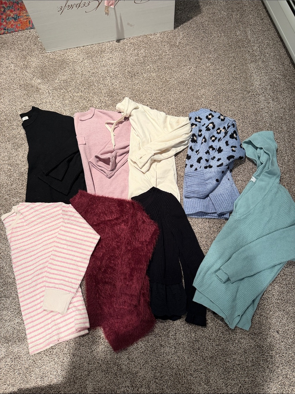 Mixed Women’s Sweater Collection - Black, Pink, Cream, Blue, Burgundy, Mint